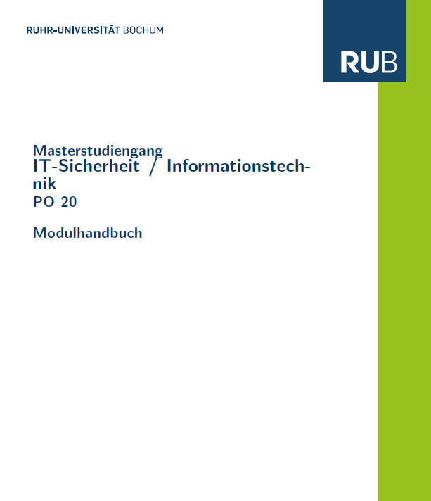 Modulhandbuch – Fakultät für Informatik – RuhrUniversität Bochum